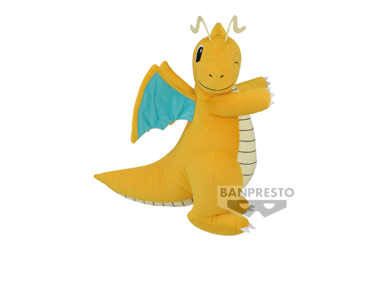 Banpresto Pokemon Anime Game Dragon Jumbo Stuffed Plush Doll Dragonite !!